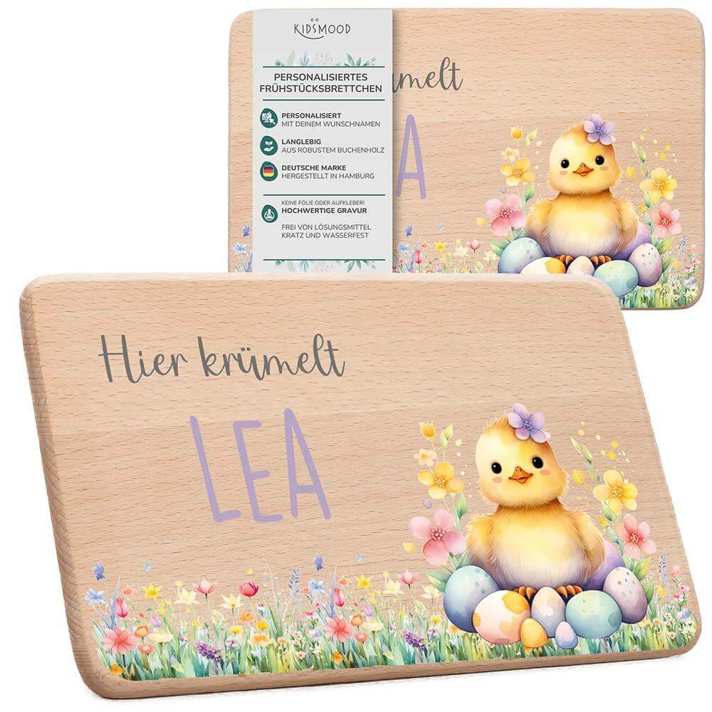 frühstücksbrettchen mit gravur motiv für kinder