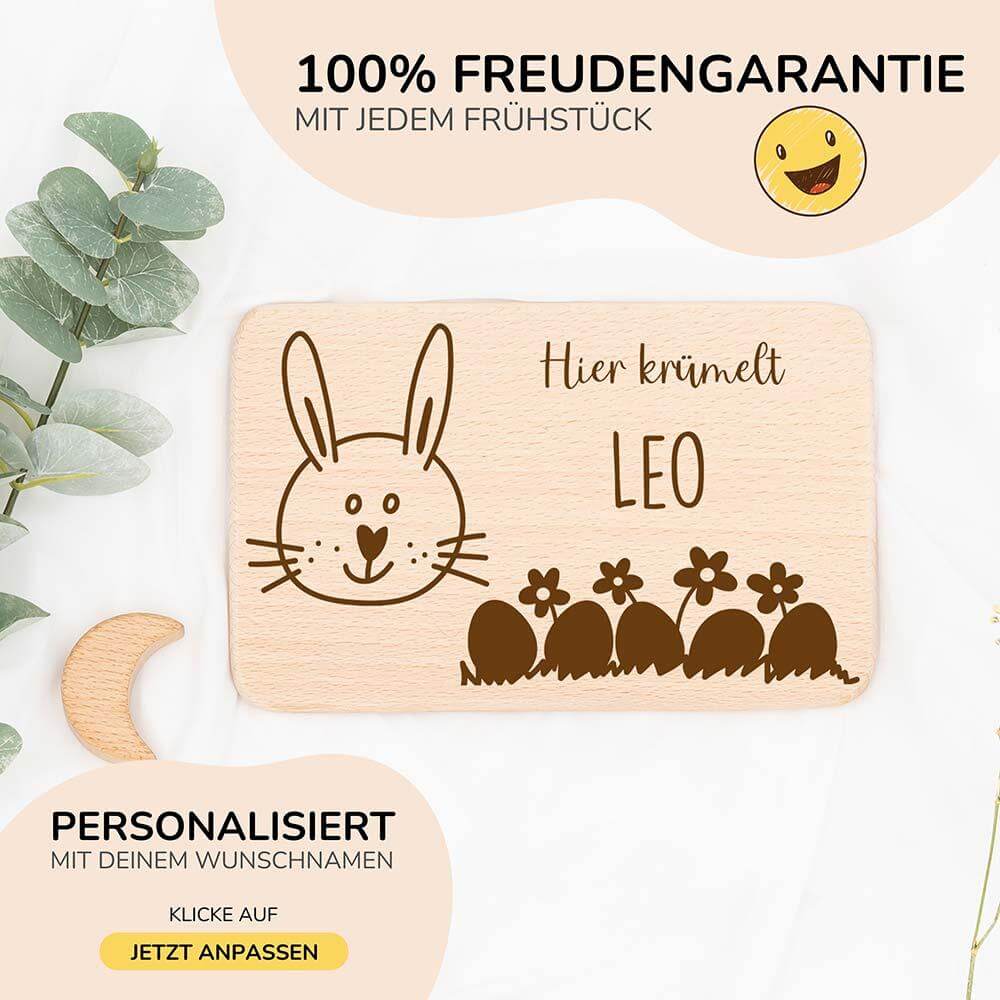 hochwertiges frühstücksbrettchen mit gravur personalisiert