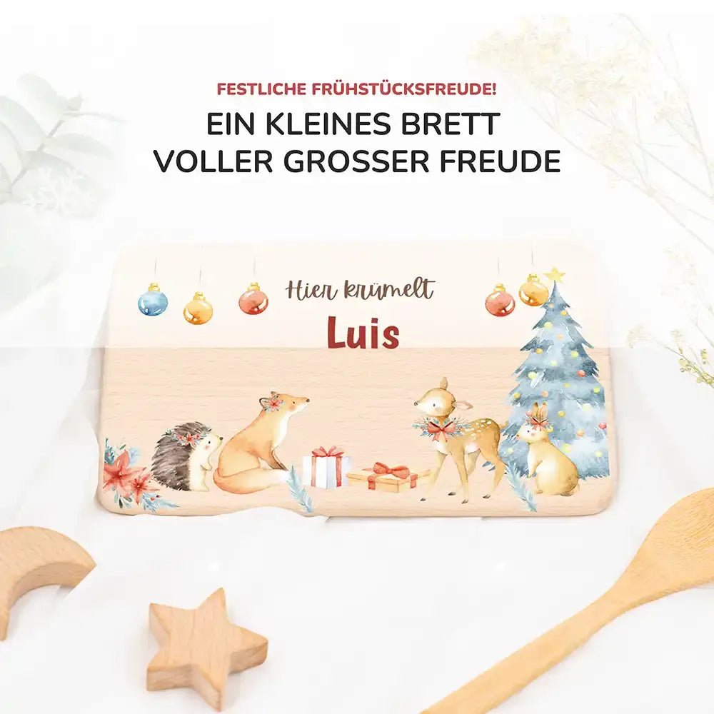 Frühstücksbrettchen Weihnachten - Weihnachtswunder