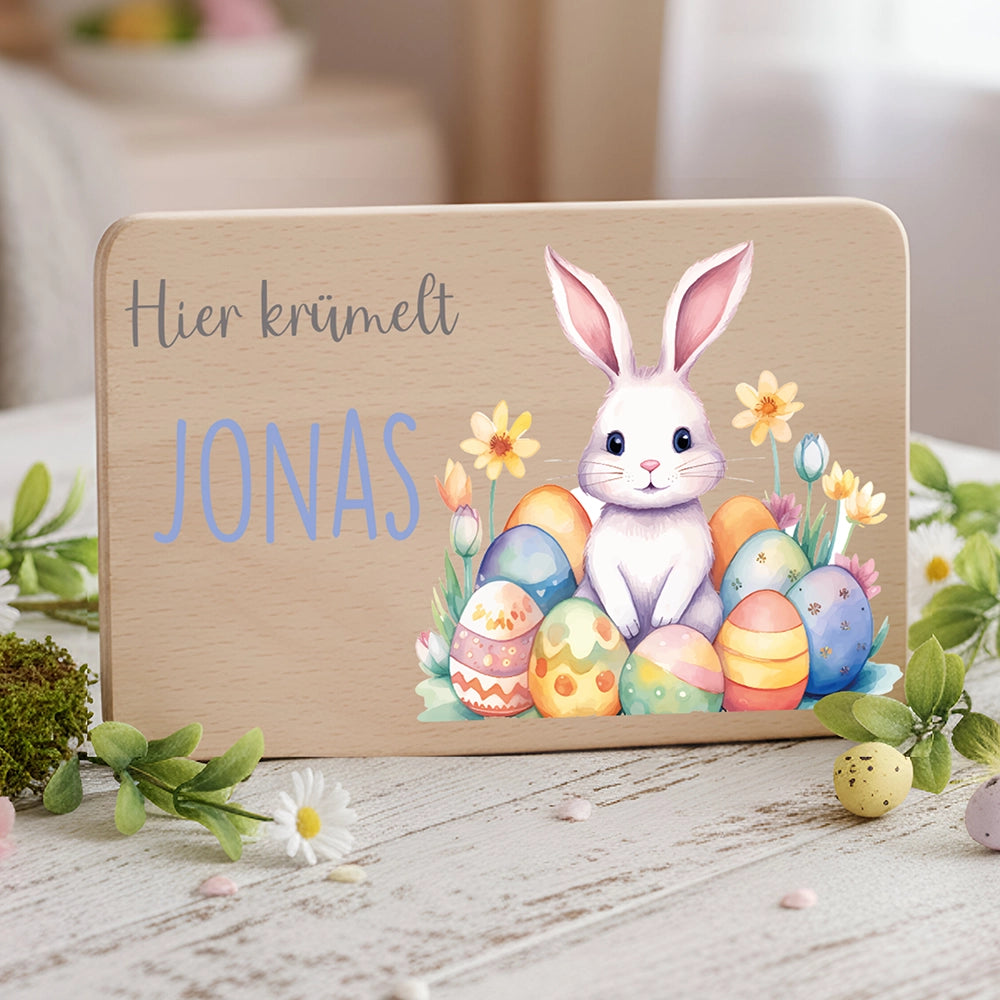 Frühstücksbrettchen Holz personalisiert