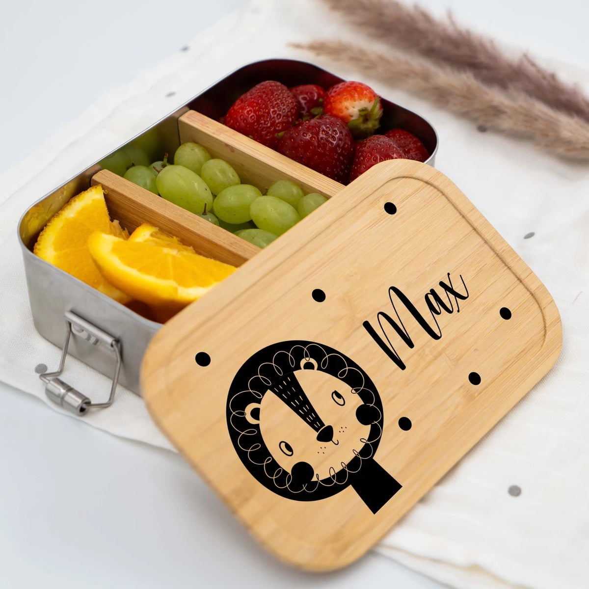 Brotdose personalisiert Löwe