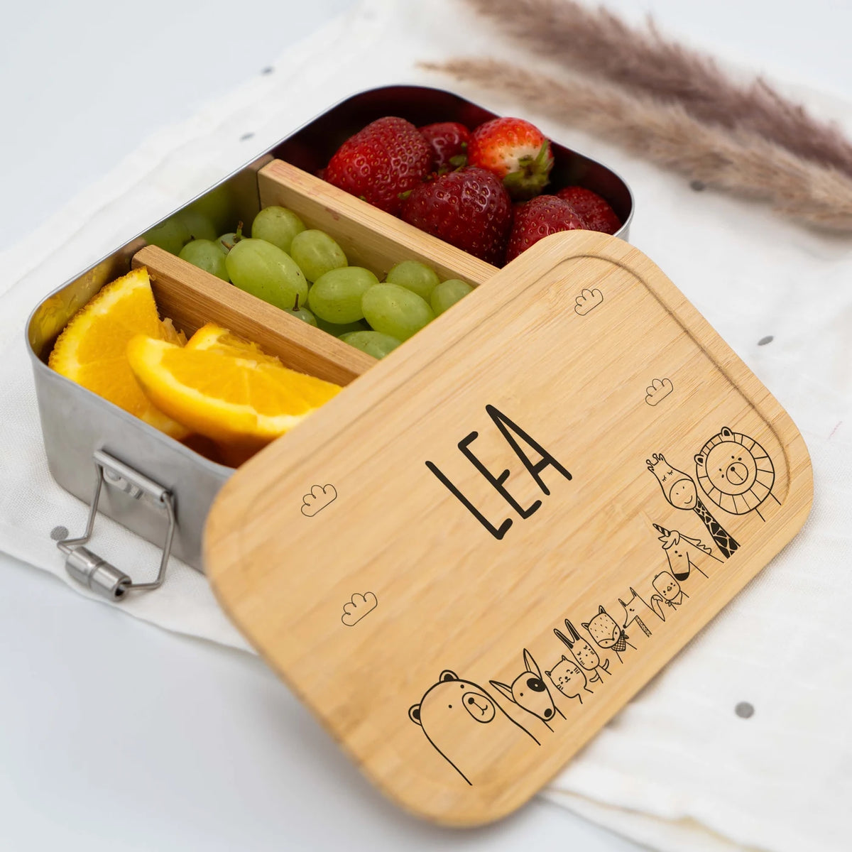 Brotdose Kinder personalisiert - Jungle
