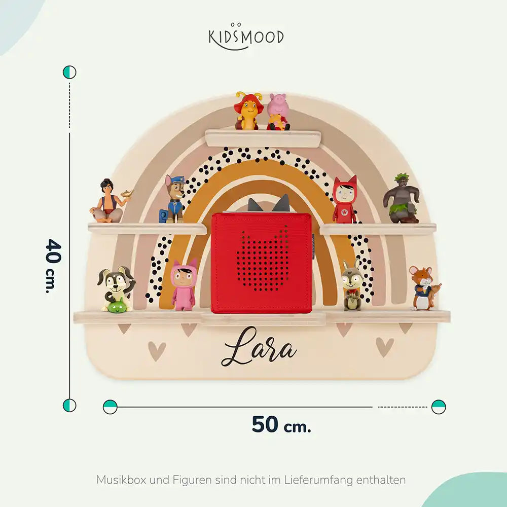 Kinderzimmer Bundle Regenbogen 3 Tonieregal + Nachtlicht