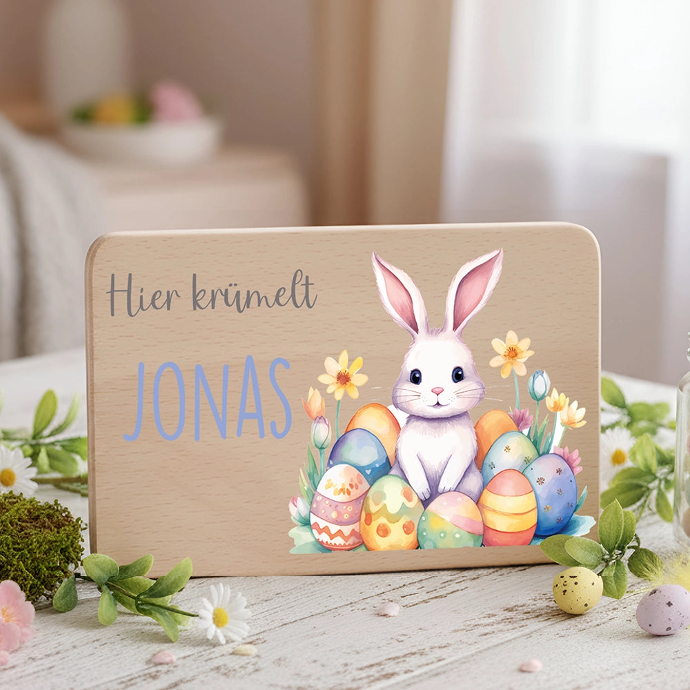 Frühstücksbrettchen Holz personalisiert
