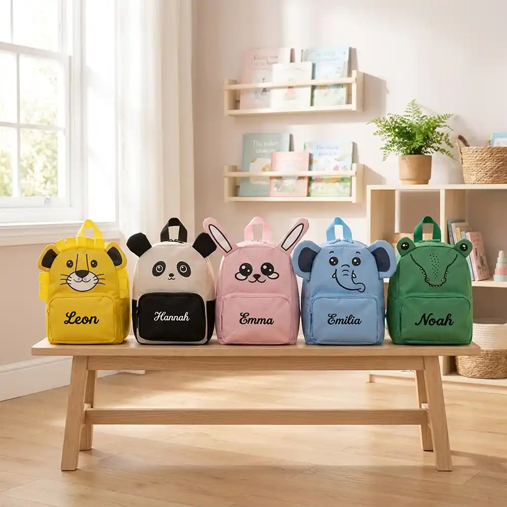 Personalisierter Kinderrucksack Löwe, leicht und ergonomisch fĂŒr Kinder