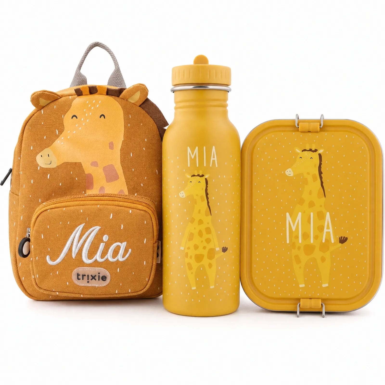Trixie Kindergarten Set Giraffe, personalisiertes Set im Tiermotiv