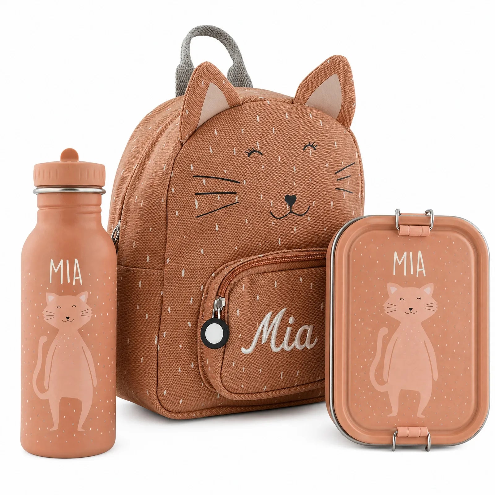 Trixie Kindergarten Set Katze, personalisiertes Set im Tiermotiv