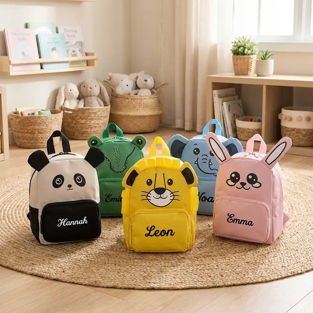 Personalisierter Kinderrucksack Hase, Geschenk für Kinder, unisex