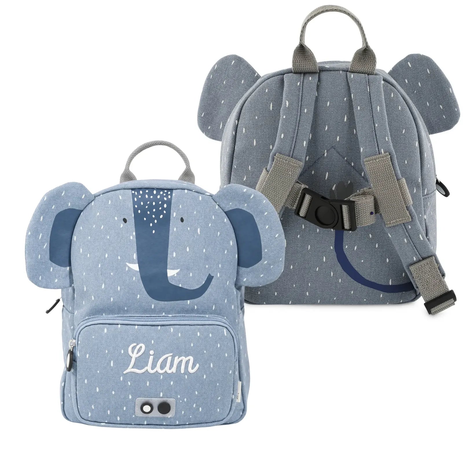 Trixie Kindergartenrucksack Elefant, personalisiert mit Namen aufgestickt