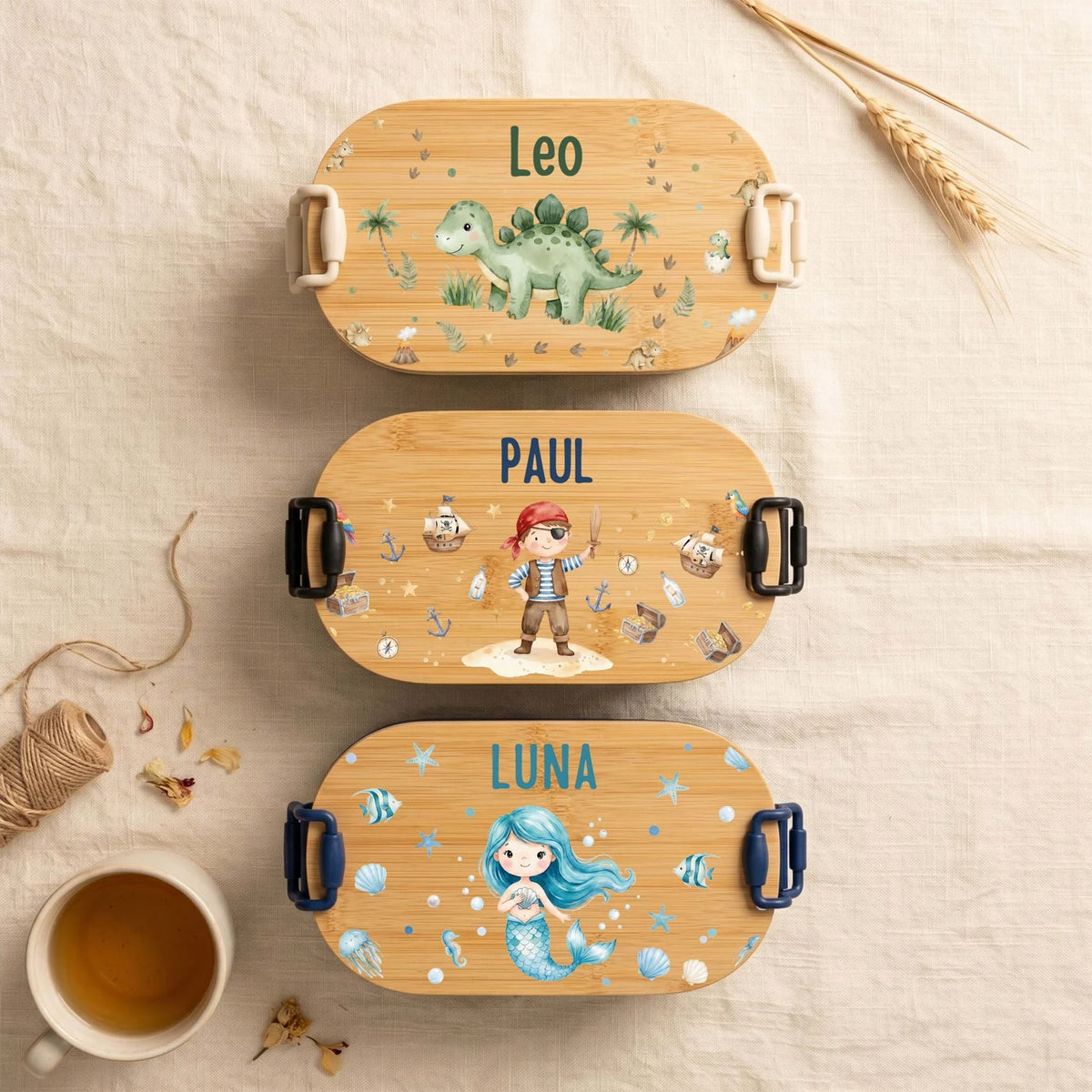 Brotdose Kinder personalisiert, Pirat