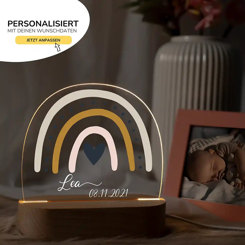 Kinderzimmer Bundle Regenbogen 2 Tonieregal + Nachtlicht