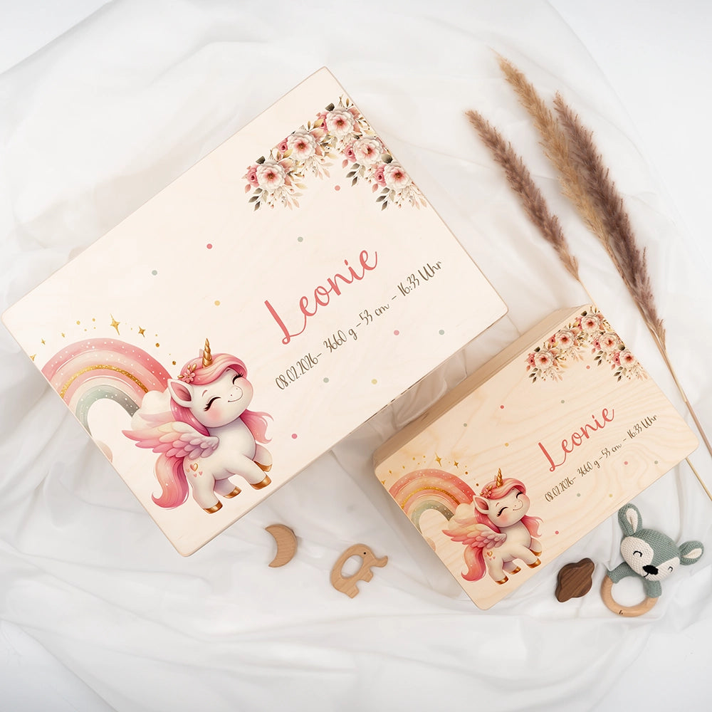 Erinnerungsbox Baby - Baby Einhorn