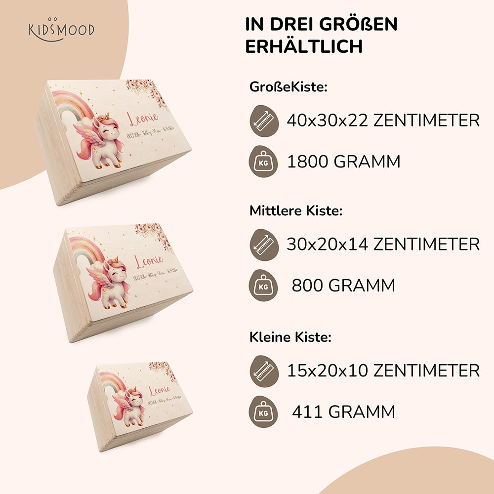 Erinnerungsbox Baby - Baby Einhorn