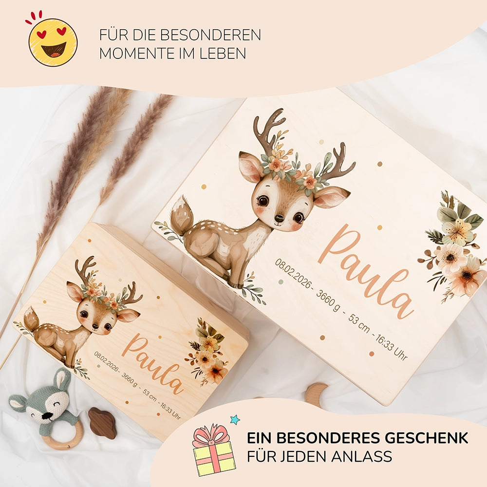 Erinnerungsbox Baby - Baby Reh