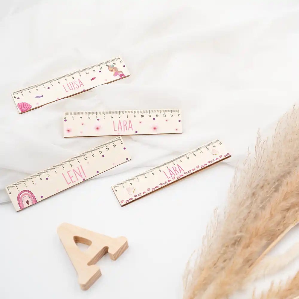 Holzlineal personalisiert - Unterwasser