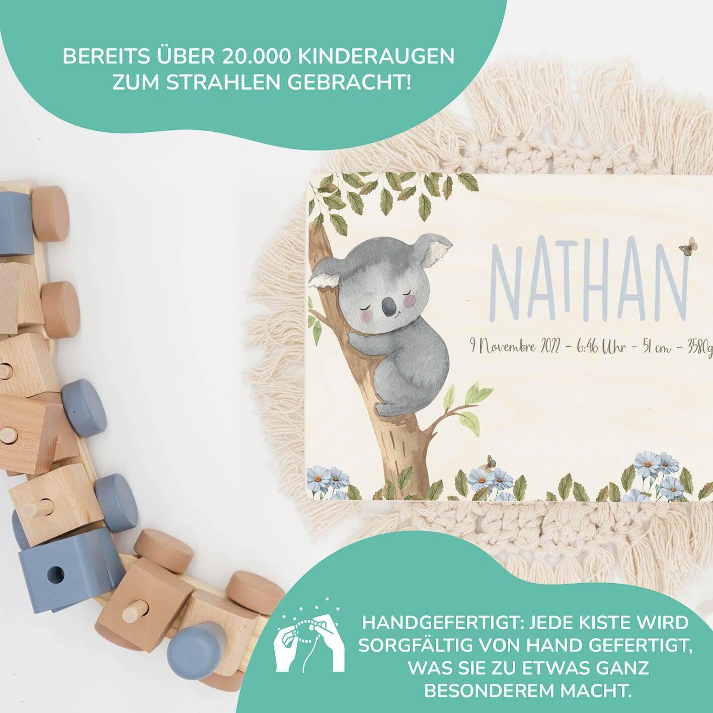 Personalisierte Erinnerungskiste Koala