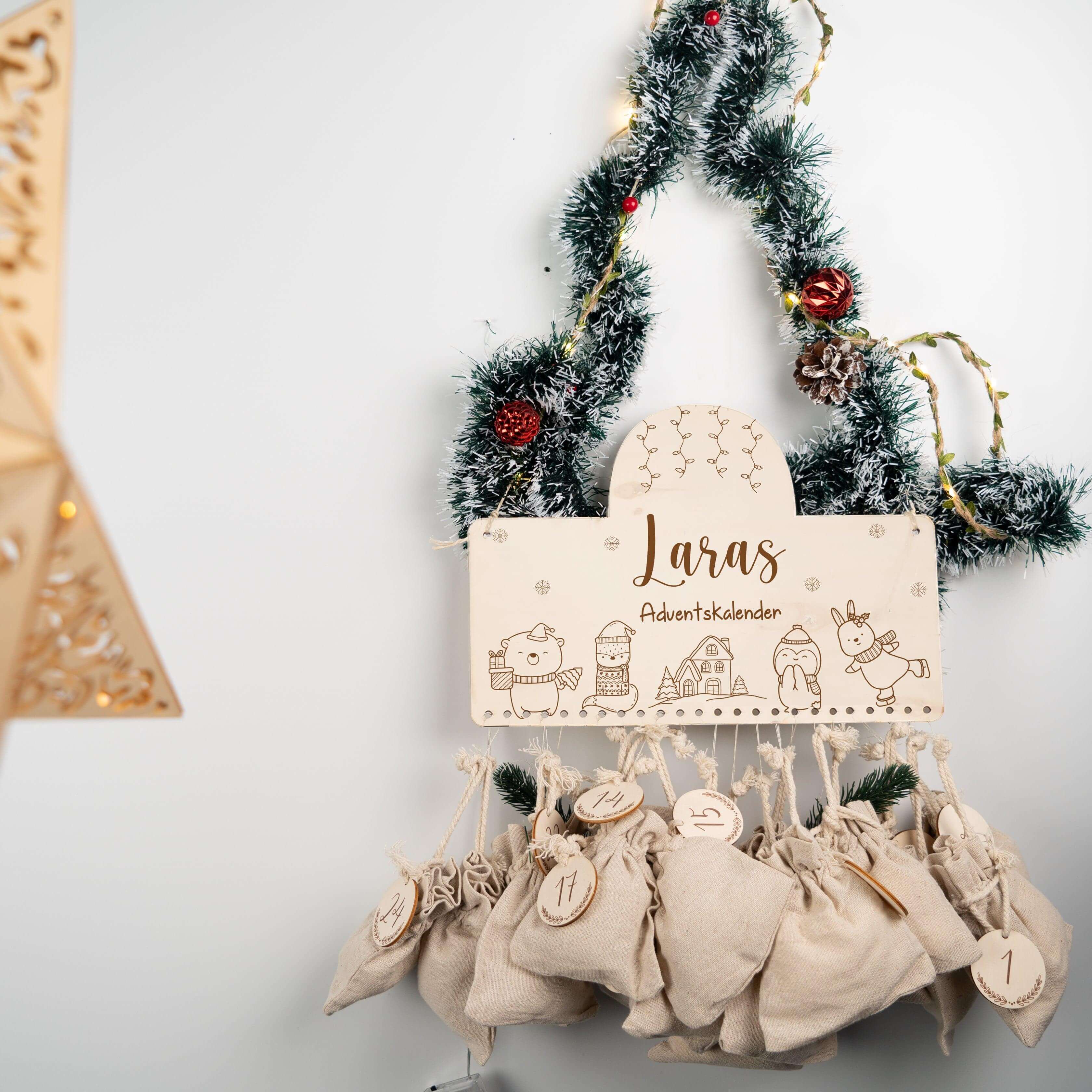 high-quality personalized christmas advent calendar