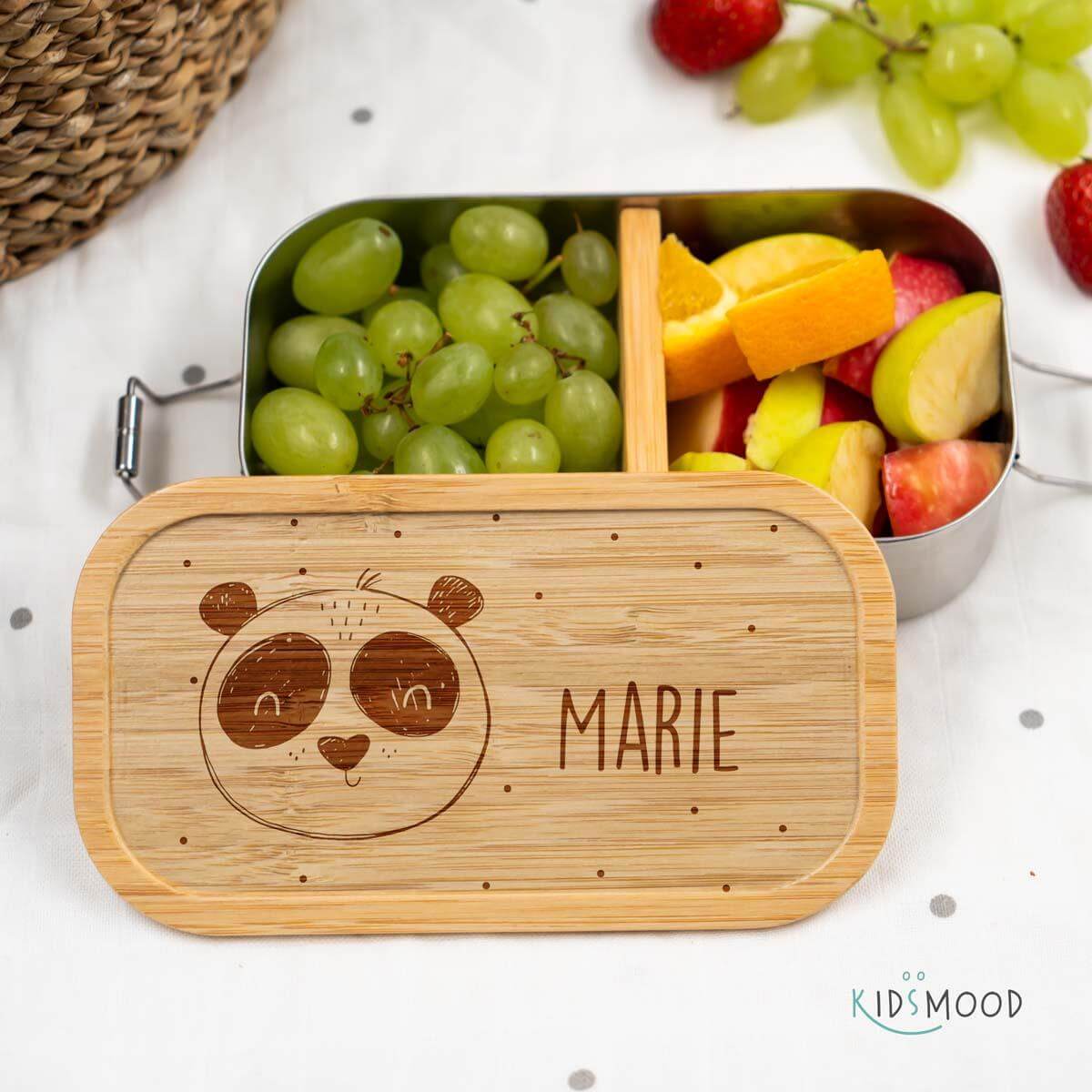 Brotdose personalisiert Panda Bär