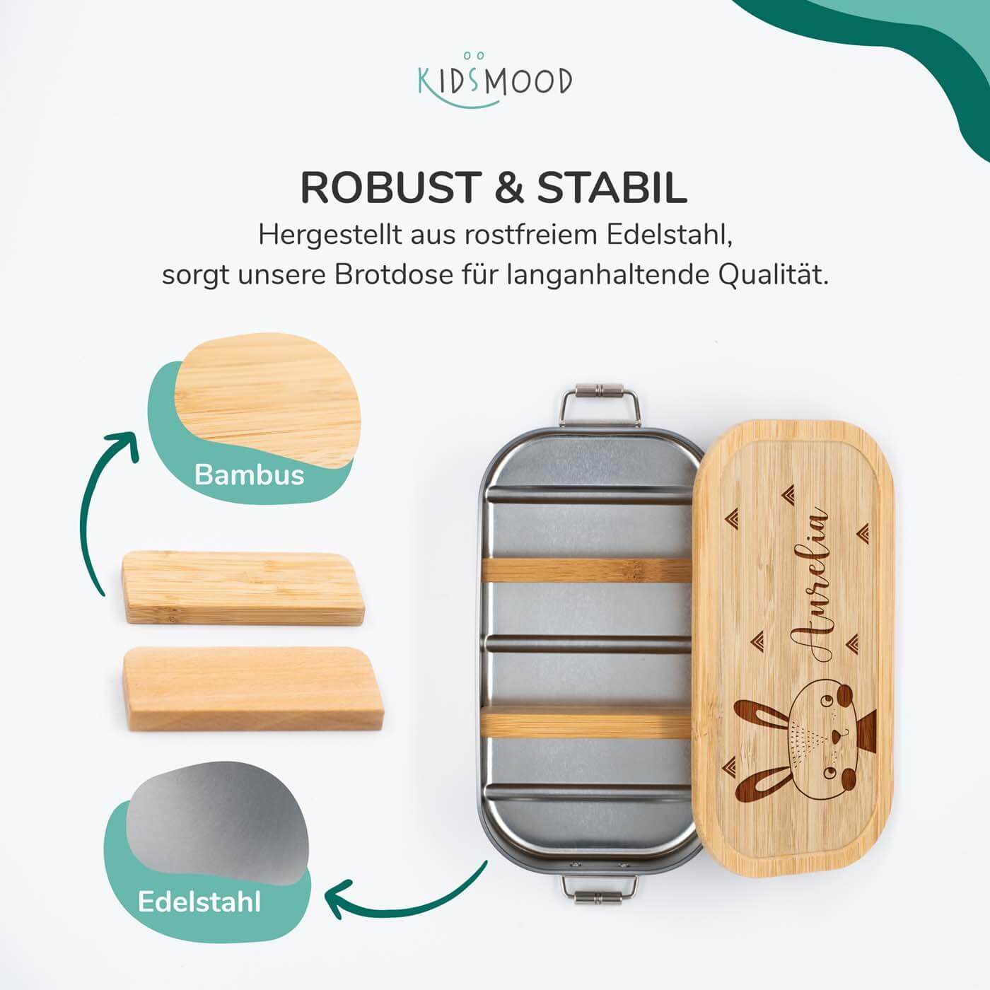 high-quality personalized rabbit lunchbox