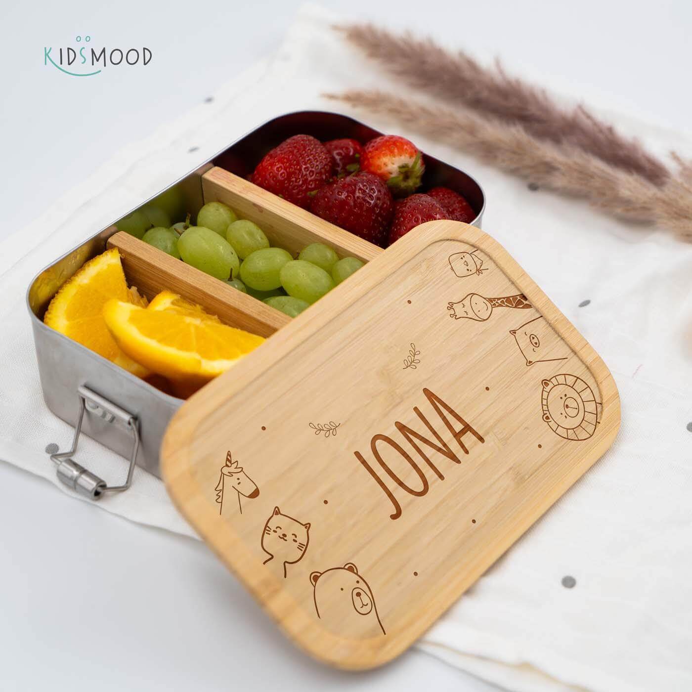 Brotdose personalisiert Animal Family