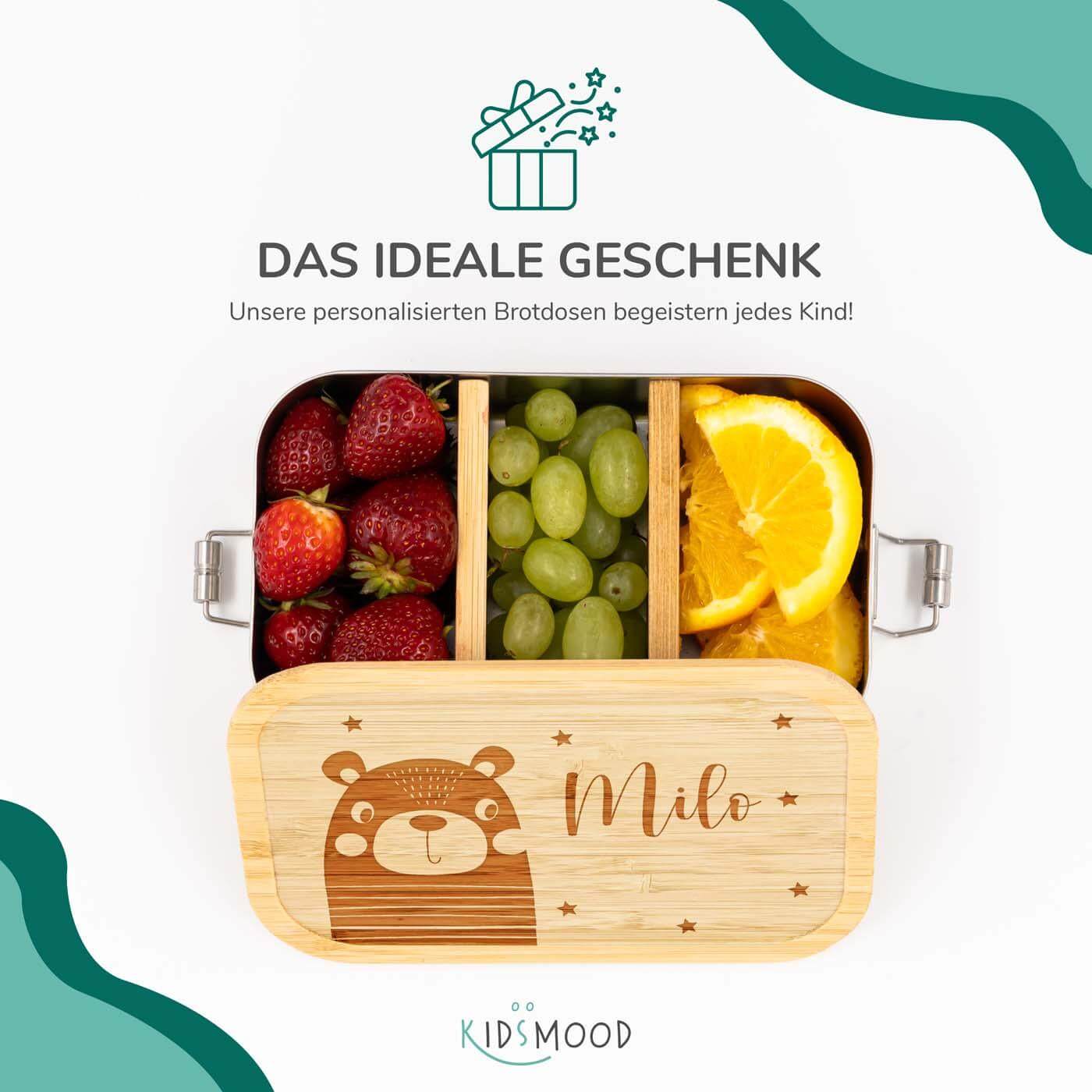 lunchbox with bär motif for children