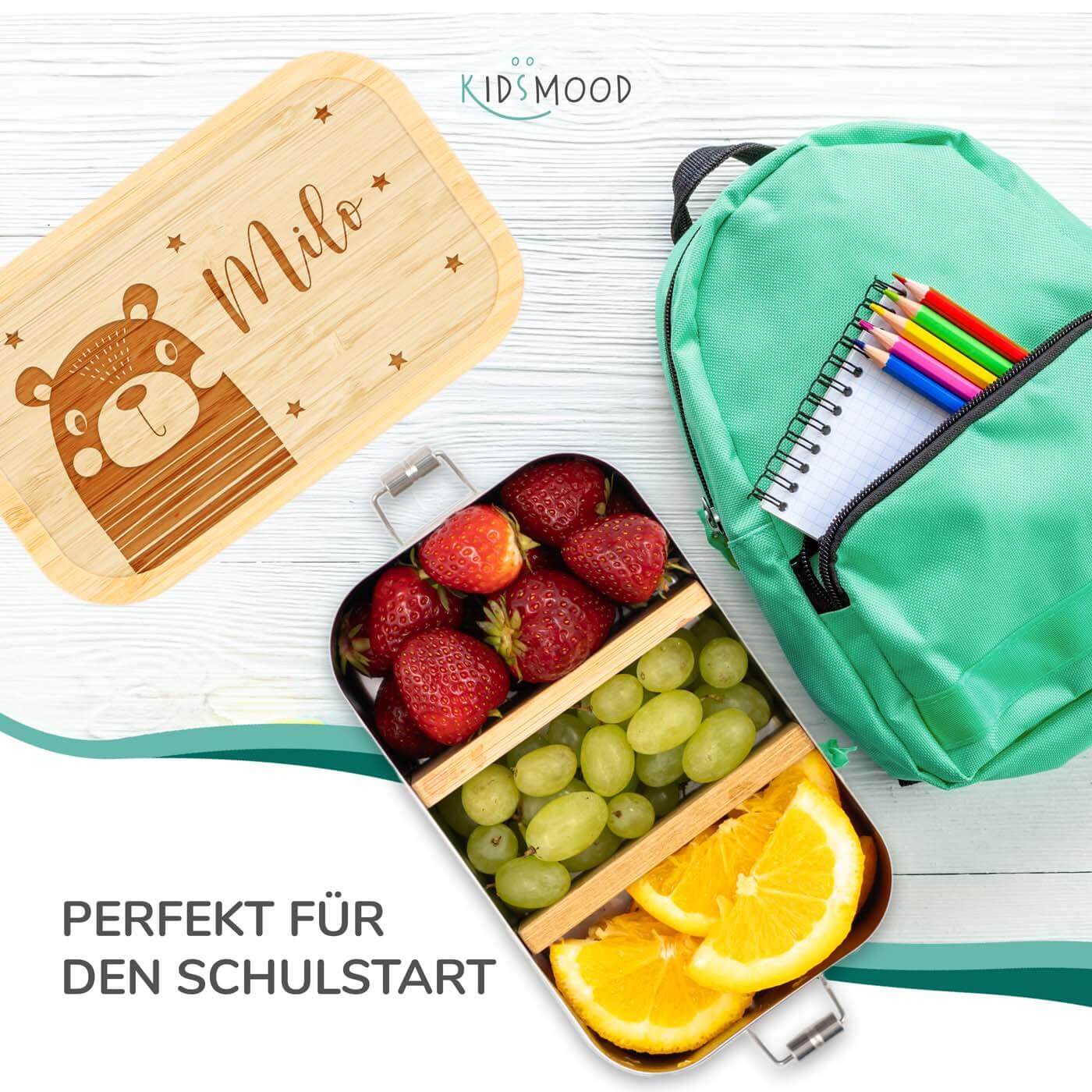 Brotdose personalisiert Bär