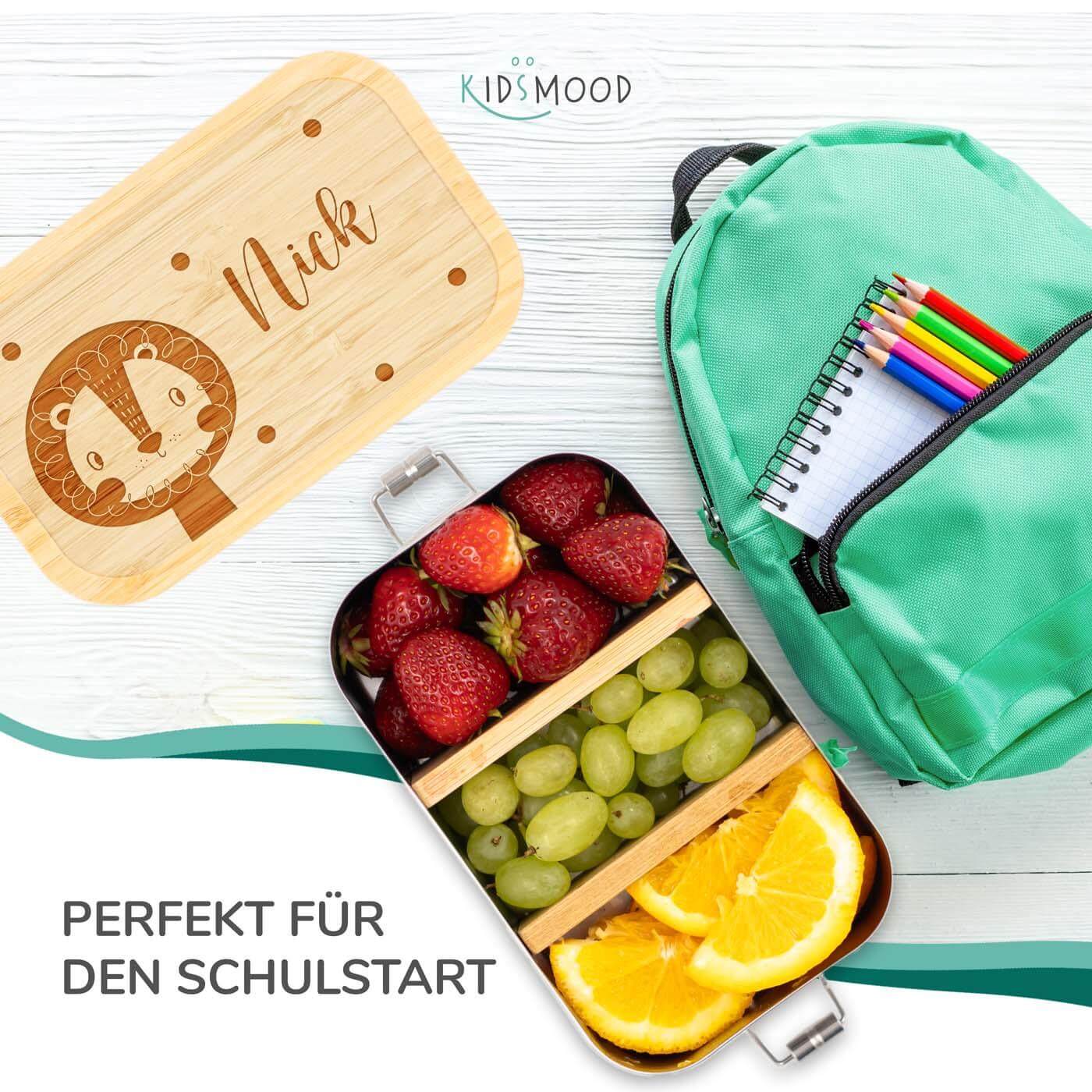 Brotdose personalisiert Löwe