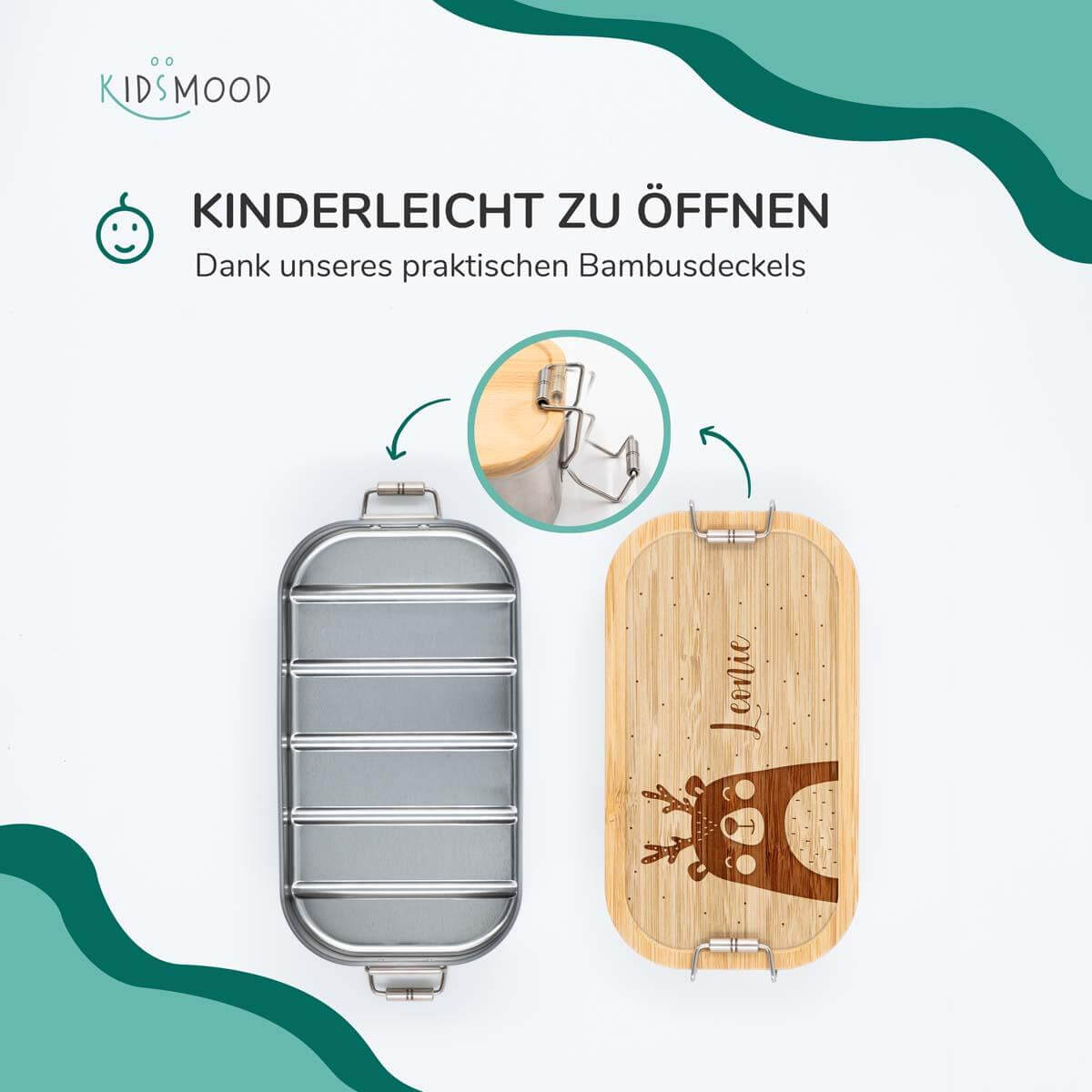 Brotdose personalisiert X-mas Bär