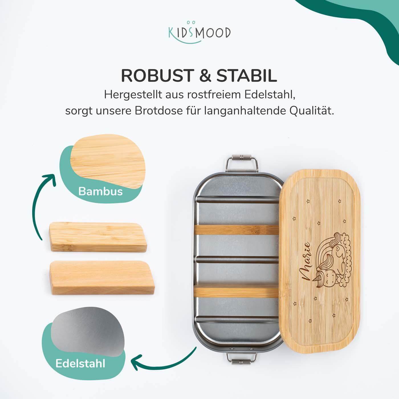 custom lunchbox with unicorn design