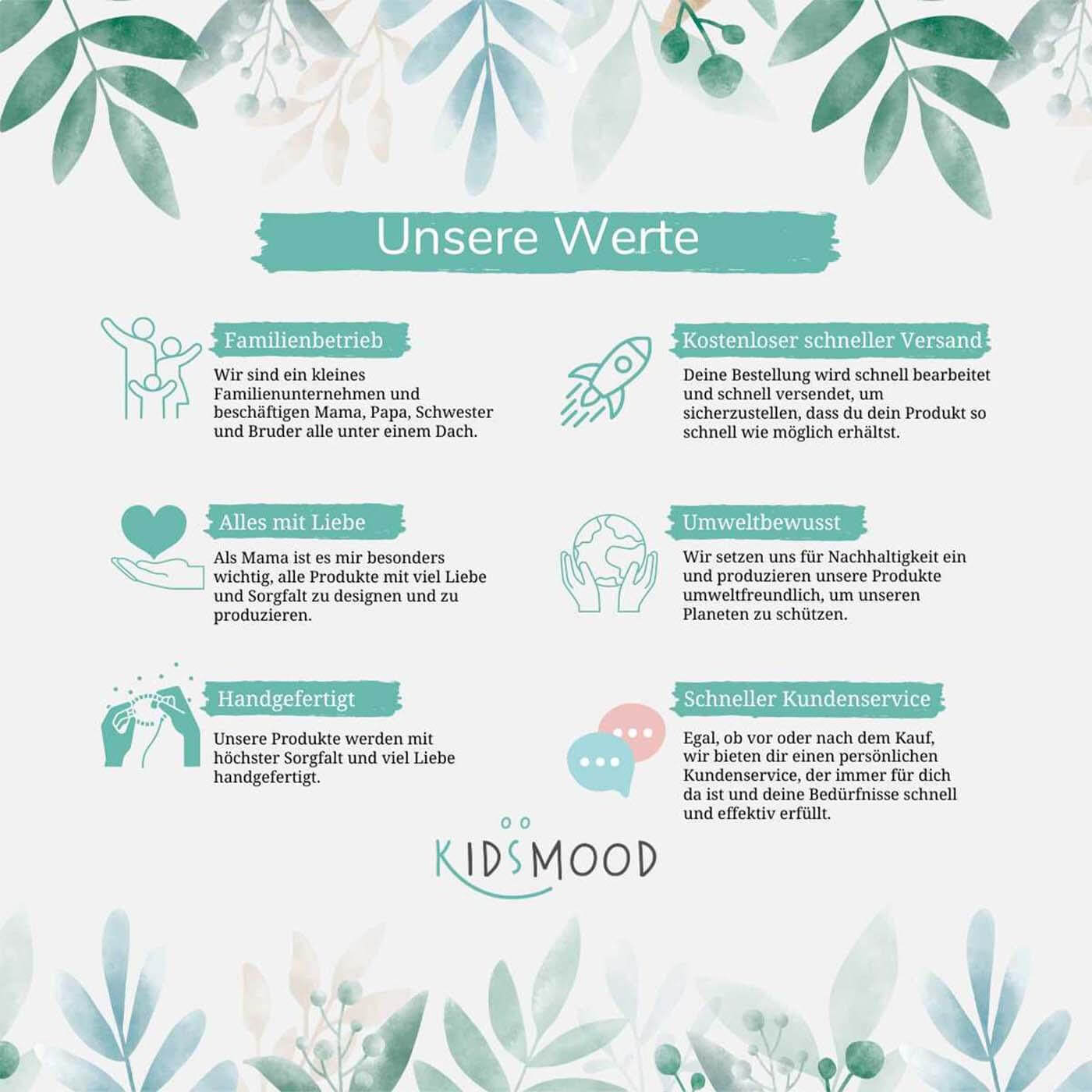 Personalisiertes Frühstücksbrettchen Einhorn Boho - Kidsmood.de