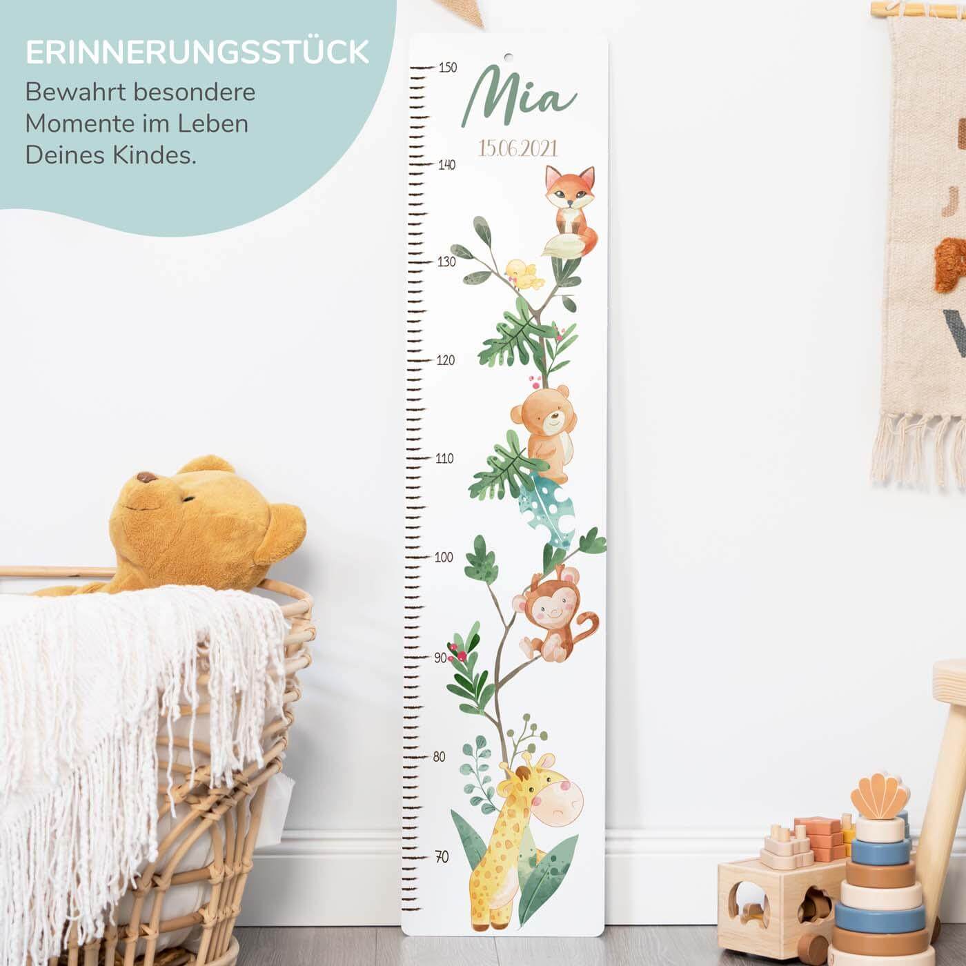 Personalisierte Messlatte Jungle