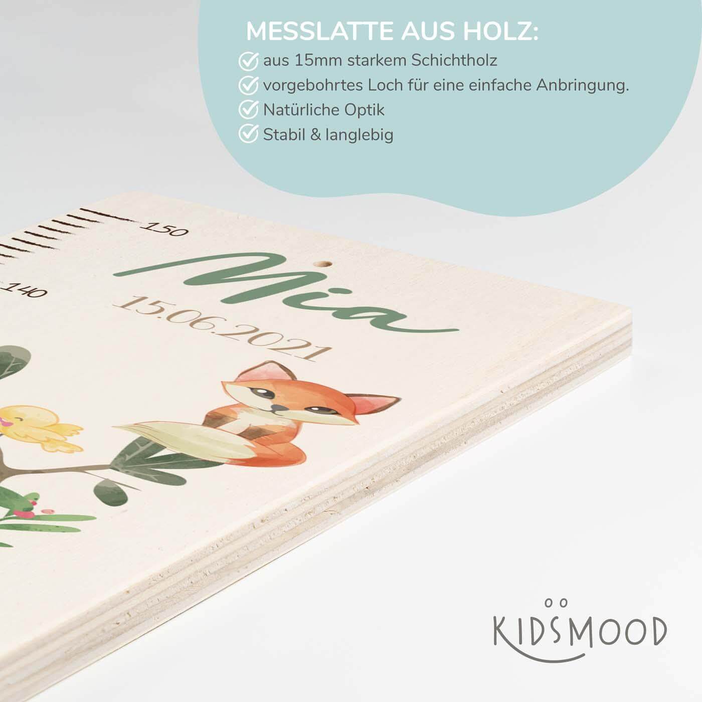 Personalisierte Messlatte Jungle
