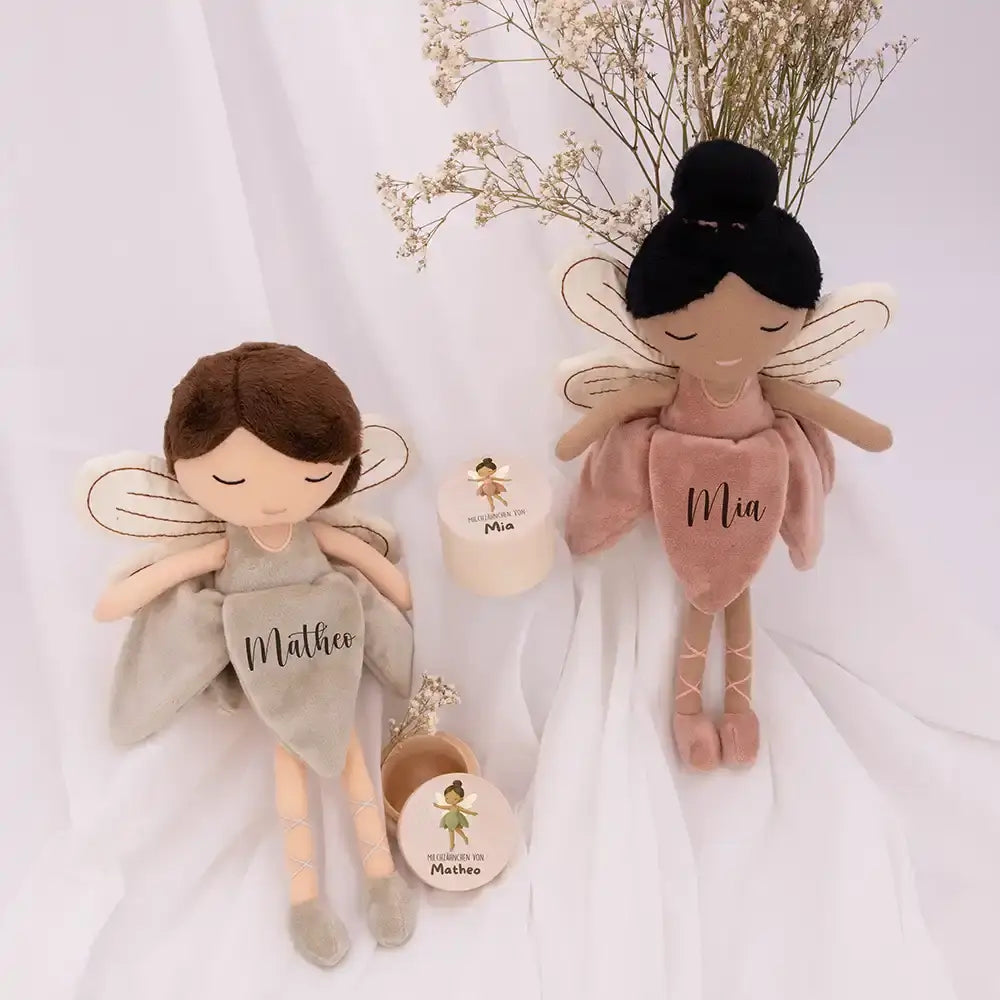 Zahnfee Set für Kinder: Zahnfee mit Milchzahndose