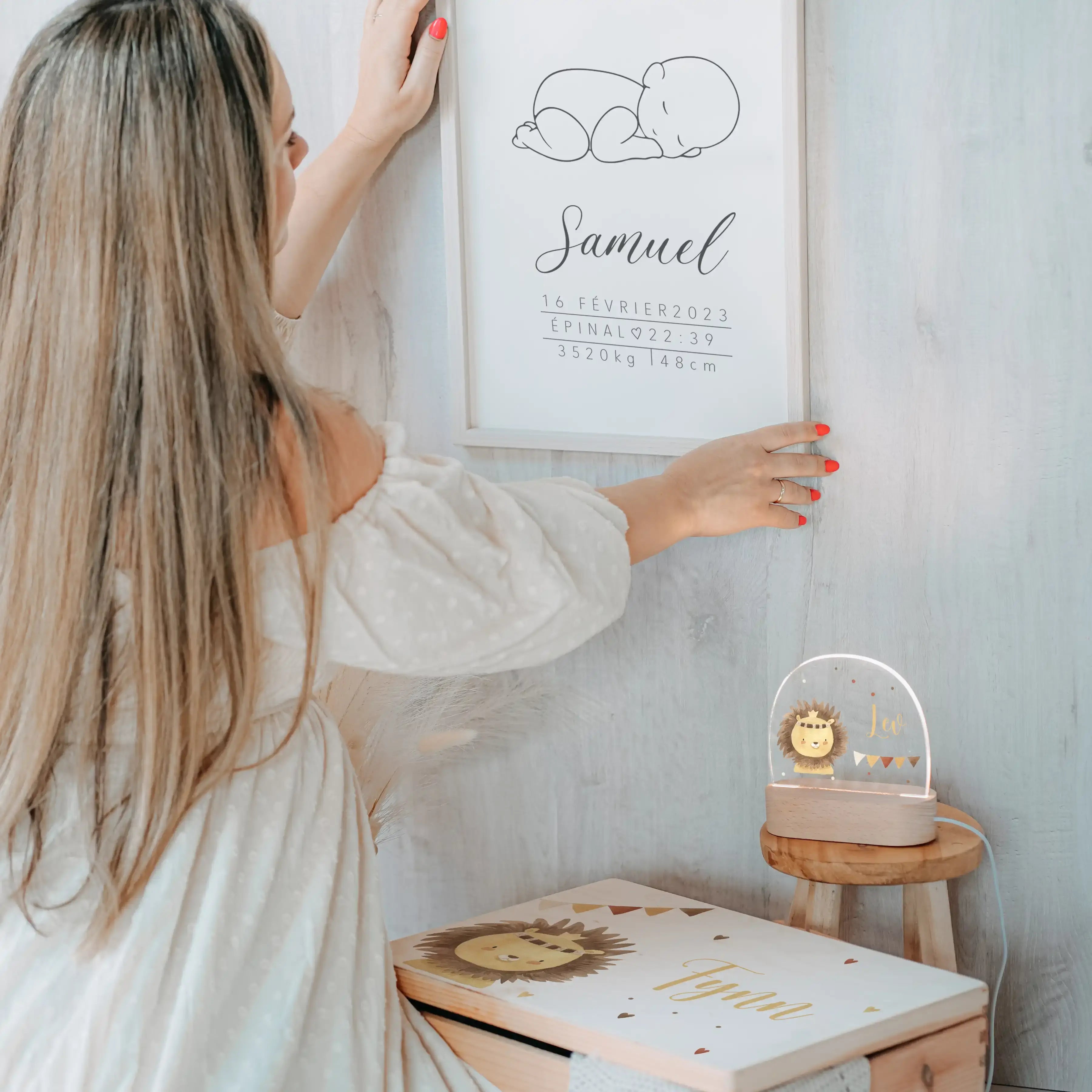 Geschenkset zur Geburt – Boho Löwe | Baby Geschenk