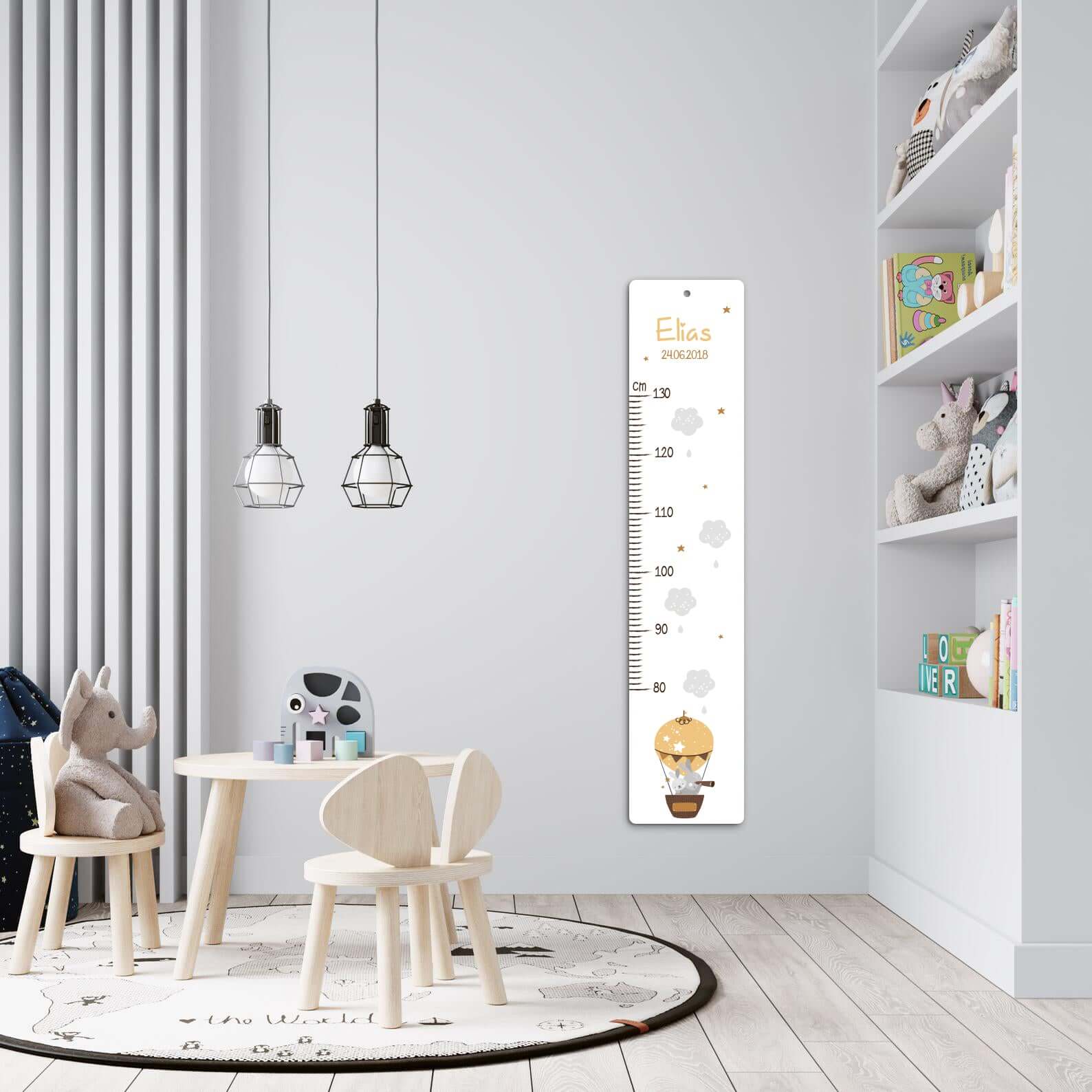 Personalisierte Messlatte Ballon