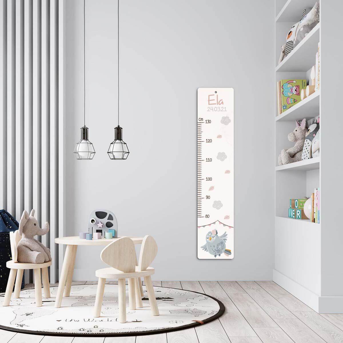 Personalisierte Messlatte Eule
