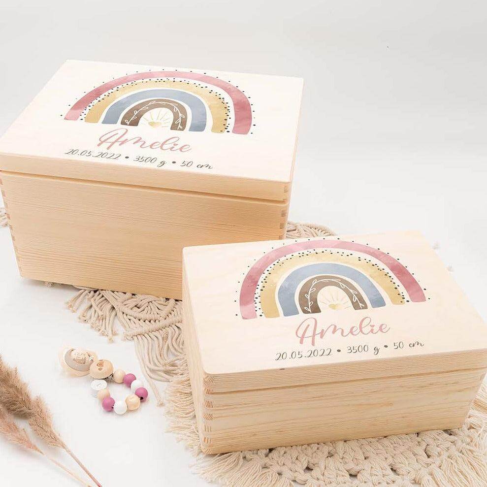 close-up of memory box with tierfamilie motif