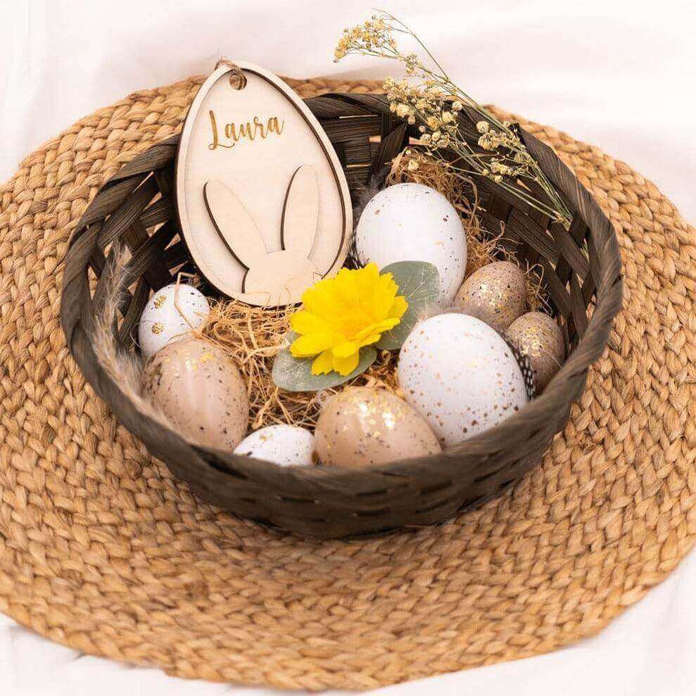 Osterdeko personalisiert aus Holz