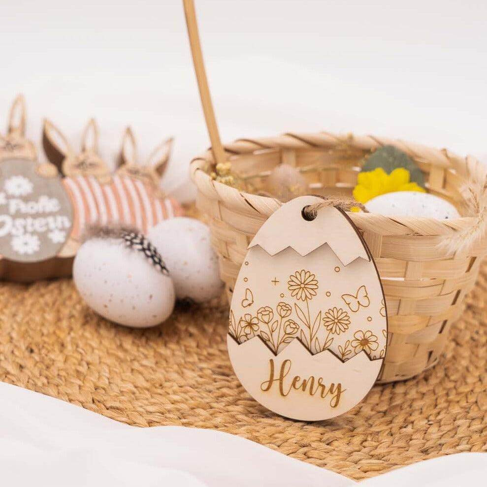 Osterdeko personalisiert aus Holz