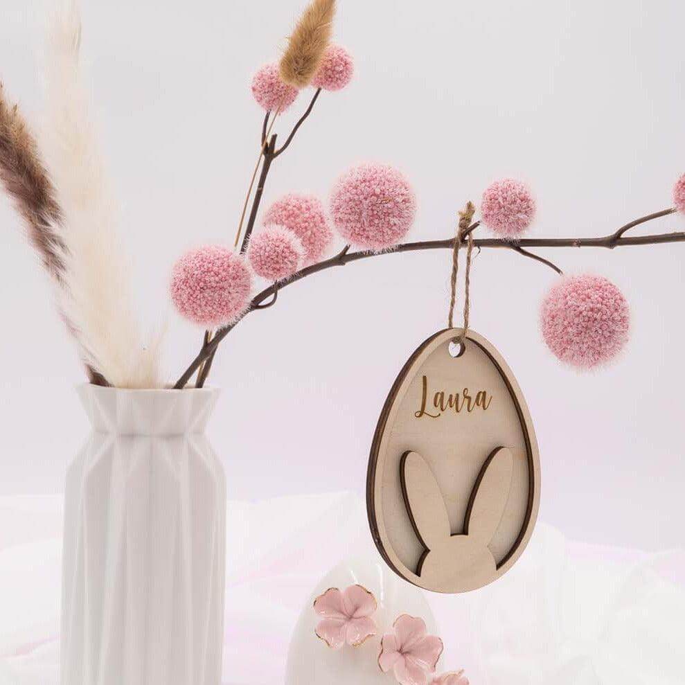 Osterdeko personalisiert aus Holz