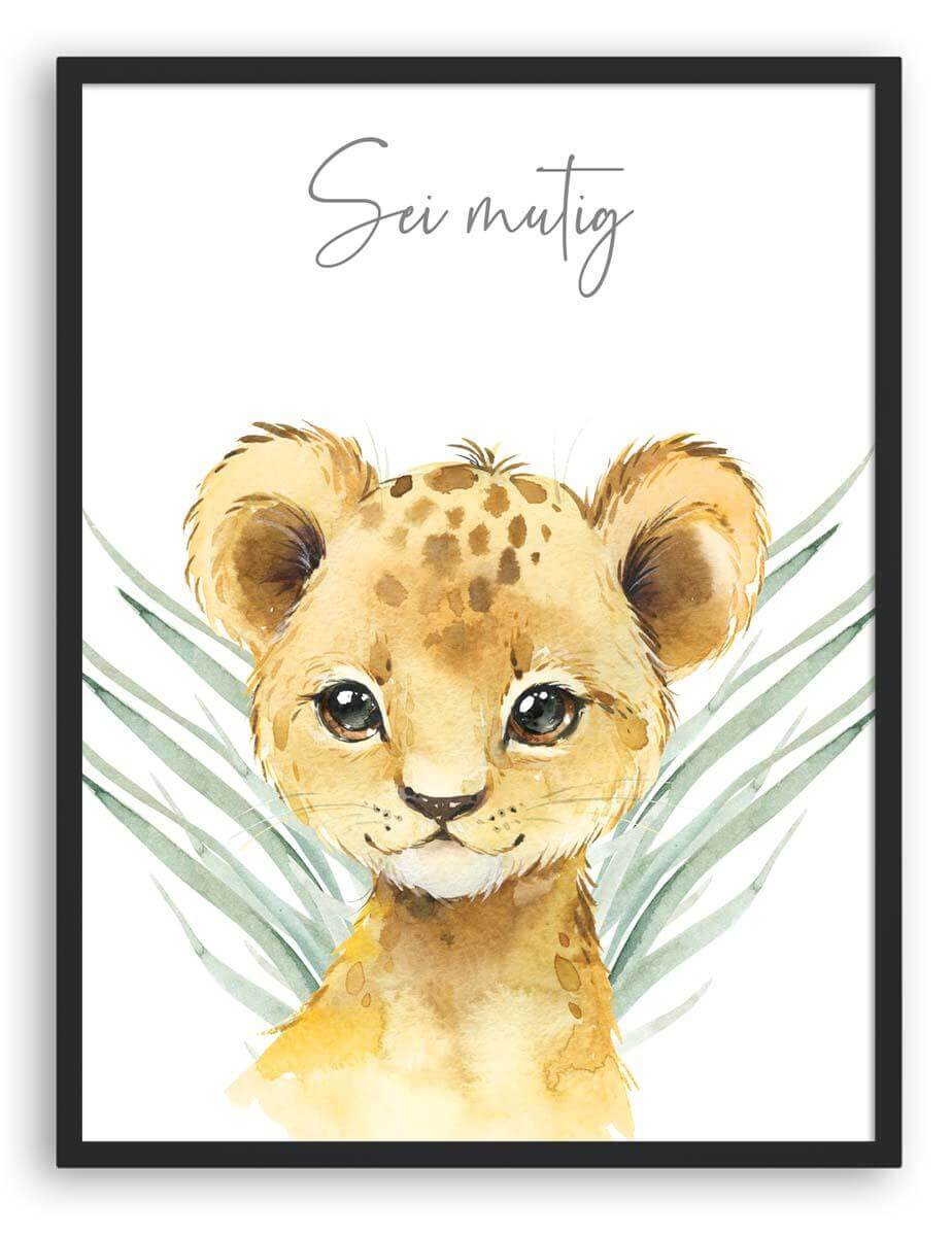 Poster sweet Lion