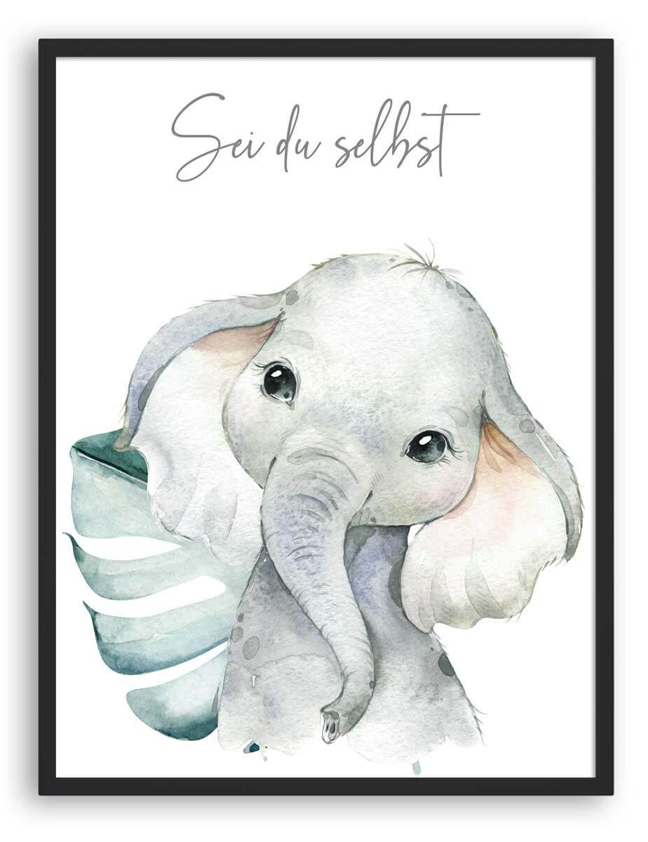 Poster sweet Elefant