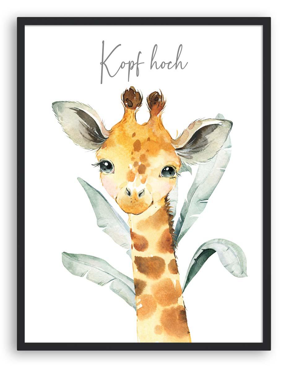 Poster sweet Giraffe