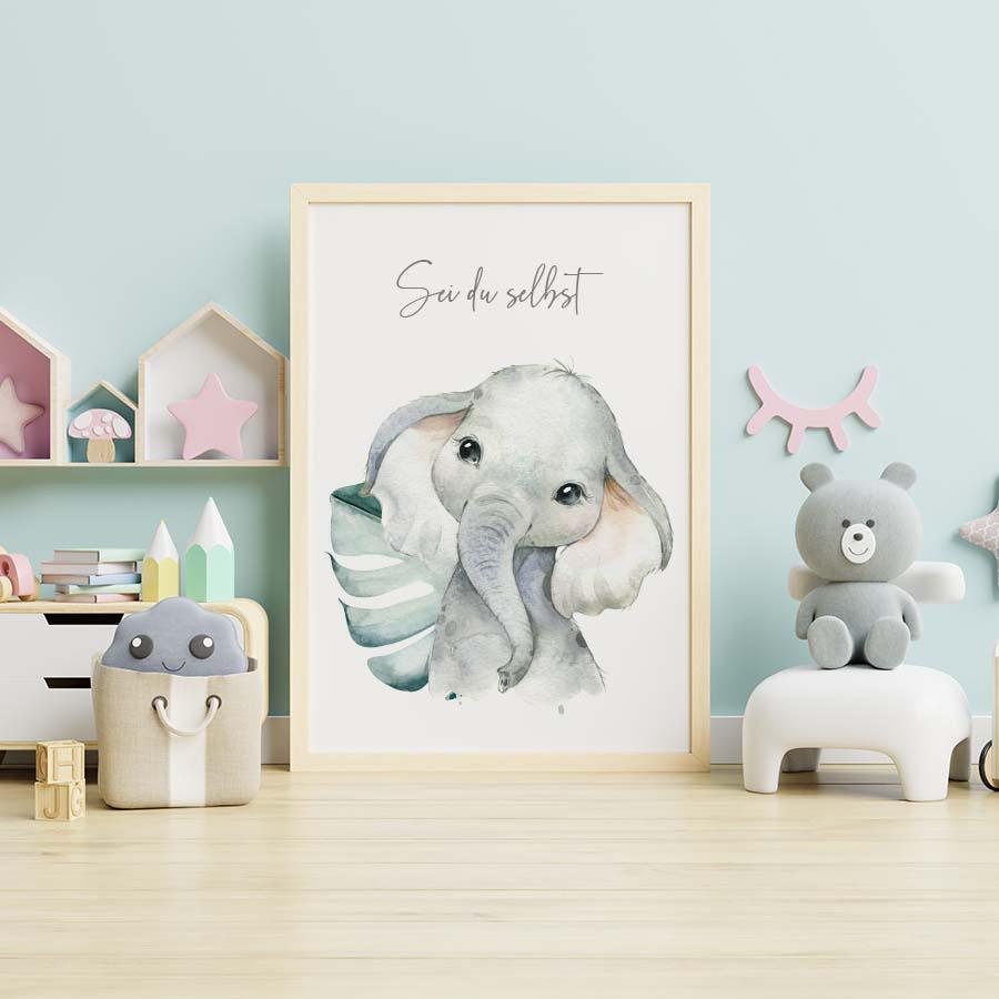 Poster sweet Elefant