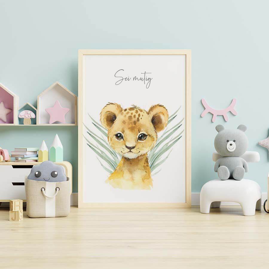 Poster sweet Lion