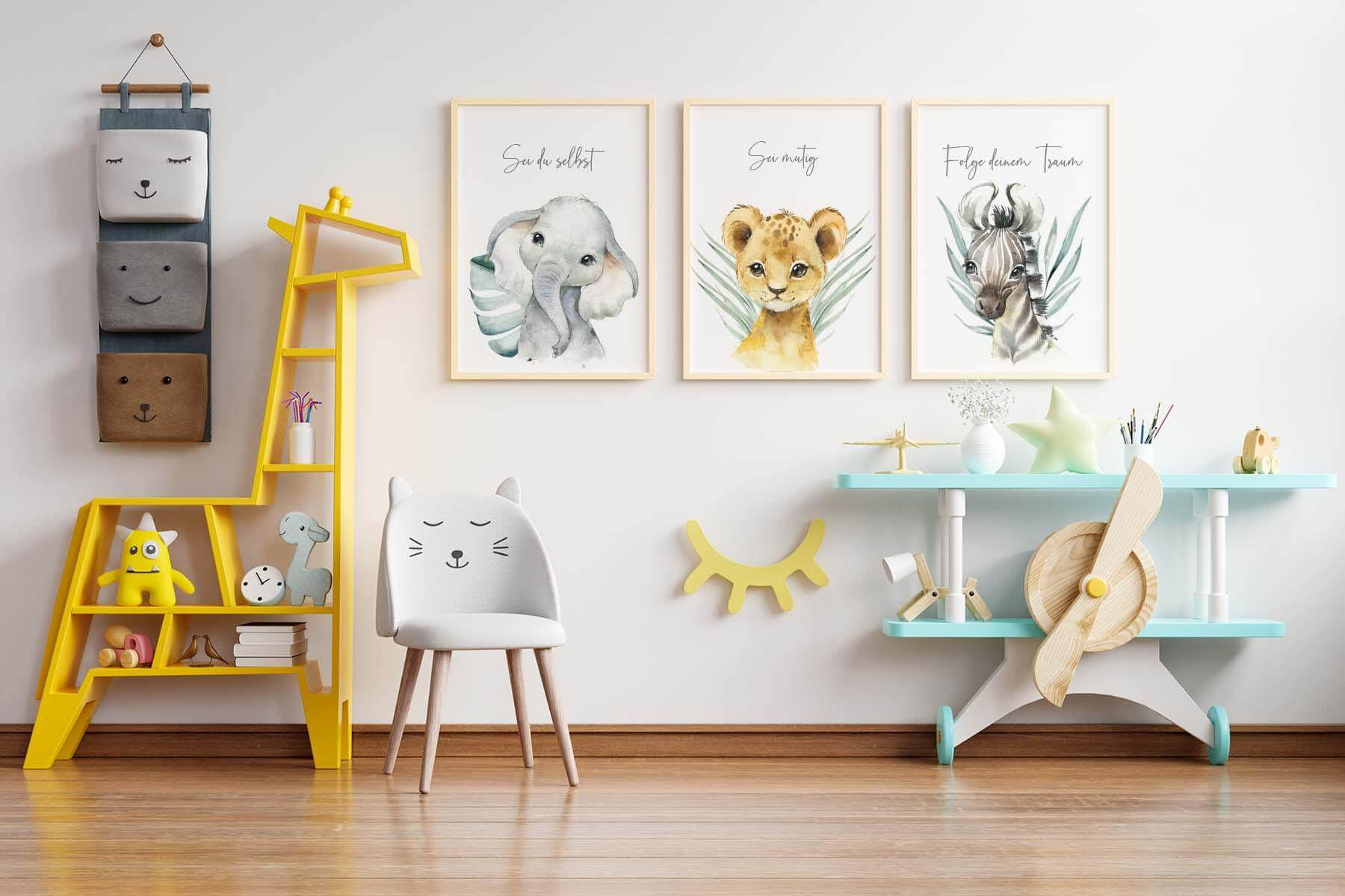 close-up of illustrated zebra on wall poster