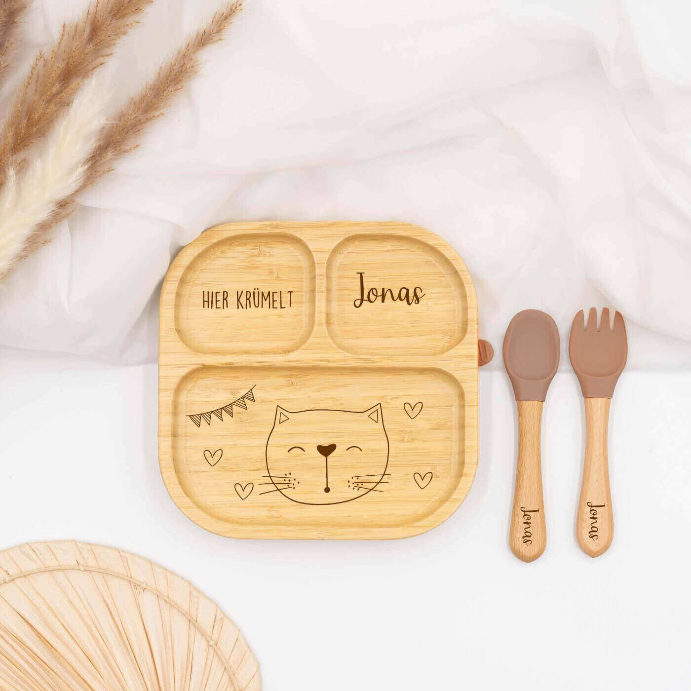 bambus lunchbox Brotdose / Lunchbox Edelstahl und Bambus mit Gravur – Moncadeau.de