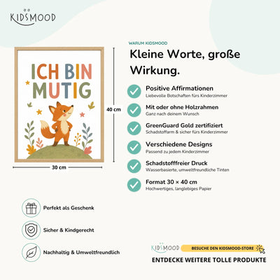 Fuchs Ich bin mutig