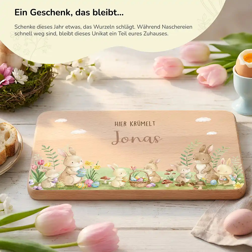 Frühstücksbrettchen Ostern - Osterglück