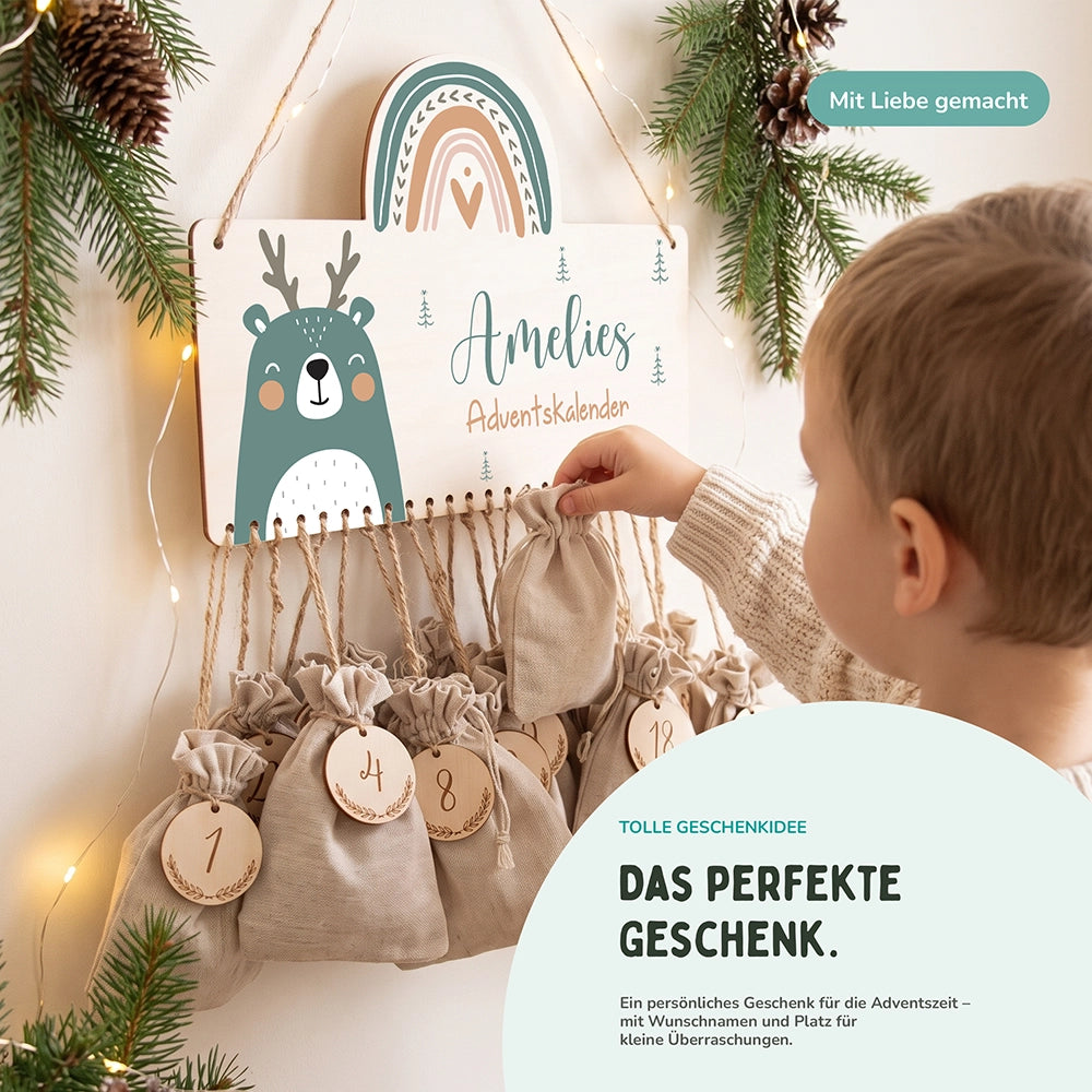 Adventskalender Kinder - Regenbogen